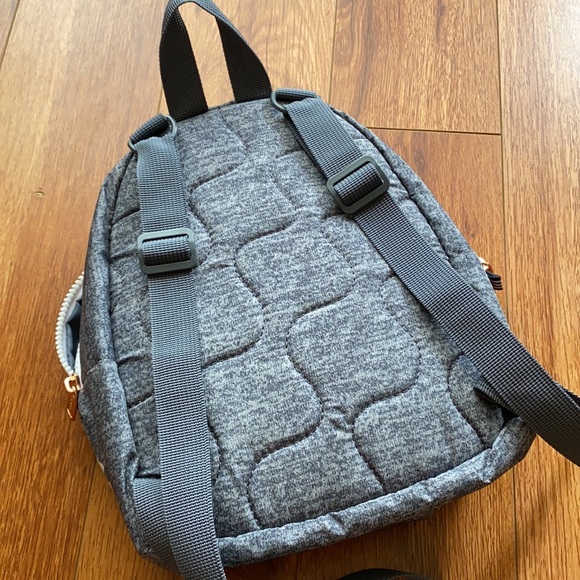 Bags Adidas Linear Mini Backpack Gray White Rose Gold Poshmark